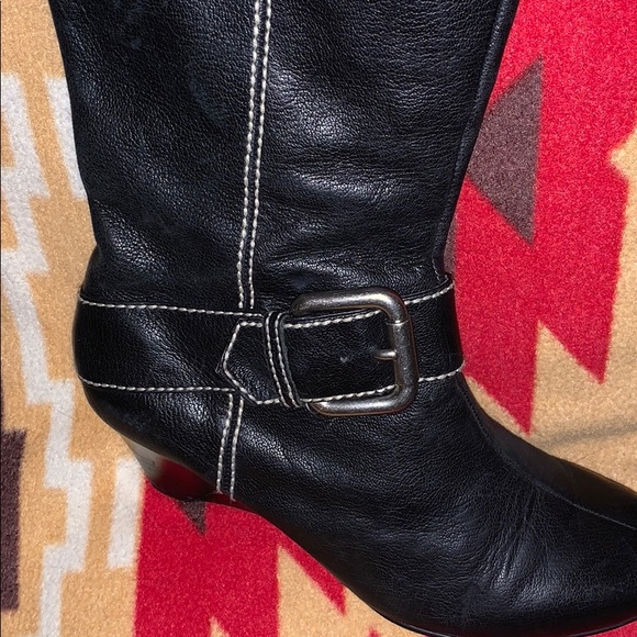 Black fossil tall boots - Picture 5 of 8